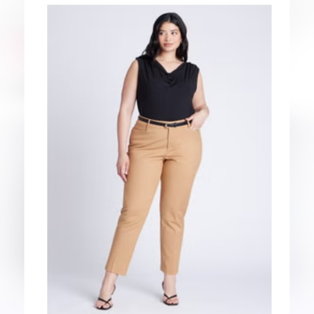 Eloquii Tan Kady Fit Pant - NWT- 22R